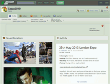 Tablet Screenshot of cazza2010.deviantart.com