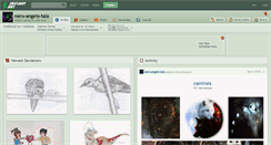 Desktop Screenshot of nero-angelo-tala.deviantart.com
