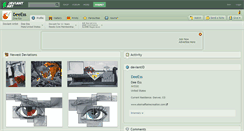 Desktop Screenshot of deeess.deviantart.com