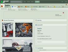 Tablet Screenshot of deeess.deviantart.com