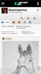 Mobile Screenshot of blackcatarinca.deviantart.com