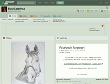 Tablet Screenshot of blackcatarinca.deviantart.com