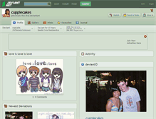Tablet Screenshot of cuppiecakes.deviantart.com