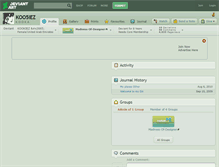 Tablet Screenshot of koo5iez.deviantart.com