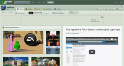 Desktop Screenshot of mattwo.deviantart.com