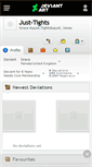 Mobile Screenshot of just-tights.deviantart.com