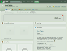 Tablet Screenshot of just-tights.deviantart.com