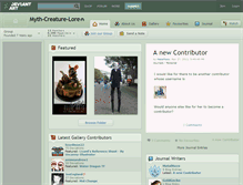 Tablet Screenshot of myth-creature-lore.deviantart.com