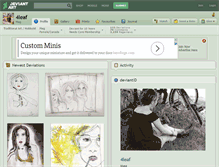 Tablet Screenshot of 4leaf.deviantart.com