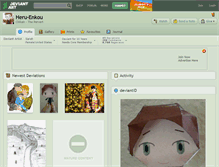 Tablet Screenshot of heru-enkou.deviantart.com