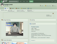 Tablet Screenshot of furuba-lovers.deviantart.com