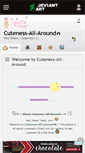 Mobile Screenshot of cuteness-all-around.deviantart.com