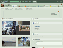 Tablet Screenshot of amanjets.deviantart.com