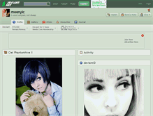 Tablet Screenshot of moonyic.deviantart.com