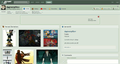 Desktop Screenshot of dagreenpillow.deviantart.com