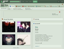 Tablet Screenshot of i0wa.deviantart.com