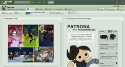 Desktop Screenshot of patrona.deviantart.com