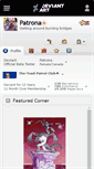 Mobile Screenshot of patrona.deviantart.com