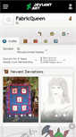 Mobile Screenshot of fabricqueen.deviantart.com