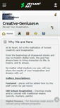 Mobile Screenshot of creative-geniuses.deviantart.com