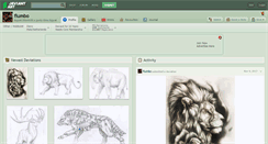 Desktop Screenshot of flumbo.deviantart.com