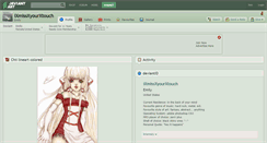 Desktop Screenshot of ixmissxyourxtouch.deviantart.com