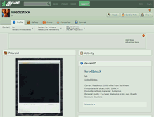 Tablet Screenshot of lured2stock.deviantart.com