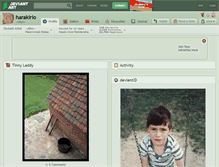 Tablet Screenshot of harakirio.deviantart.com