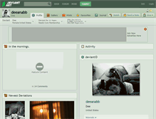 Tablet Screenshot of deeanabb.deviantart.com