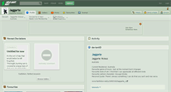 Desktop Screenshot of jaggarte.deviantart.com