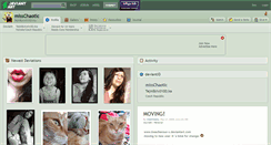 Desktop Screenshot of misschaotic.deviantart.com