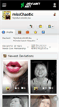 Mobile Screenshot of misschaotic.deviantart.com