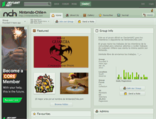 Tablet Screenshot of nintendo-chile.deviantart.com