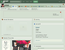 Tablet Screenshot of kytear.deviantart.com
