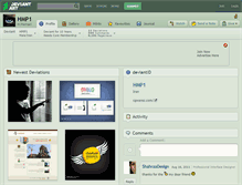 Tablet Screenshot of hmp1.deviantart.com