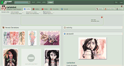 Desktop Screenshot of carlalobot.deviantart.com