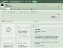 Tablet Screenshot of indraniray.deviantart.com