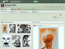 Tablet Screenshot of francesco-biagini.deviantart.com