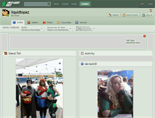 Tablet Screenshot of liquidtopaz.deviantart.com