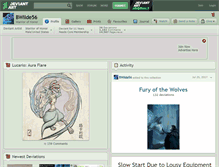 Tablet Screenshot of bwilde56.deviantart.com