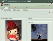 Tablet Screenshot of flutefaerie.deviantart.com