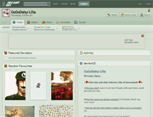 Tablet Screenshot of gogodaisy-lilia.deviantart.com