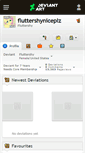 Mobile Screenshot of fluttershyniceplz.deviantart.com