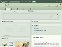 Tablet Screenshot of dloonii.deviantart.com