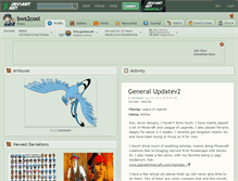 Tablet Screenshot of bws2cool.deviantart.com