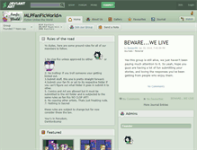 Tablet Screenshot of mlpfanficworld.deviantart.com