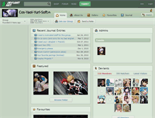 Tablet Screenshot of cos-yaoi-yuri-soft.deviantart.com