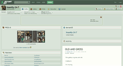 Desktop Screenshot of insanity-24-7.deviantart.com