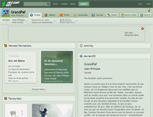 Tablet Screenshot of grandpaf.deviantart.com