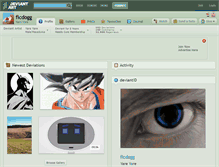 Tablet Screenshot of ficdogg.deviantart.com
